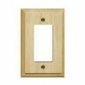 Atron Electro Atron Wallplate, 5-1/2 in L, 3-1/2 in W, 1-Gang, Wood 4-411R